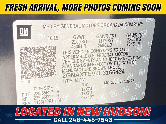 Used 2020 Chevrolet Equinox LT AWD/4WD image 14