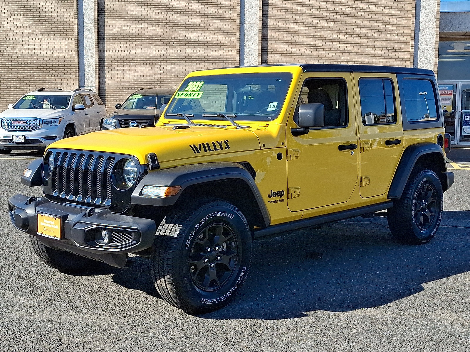 Used 2021 Jeep Wrangler Unlimited Willys image 3