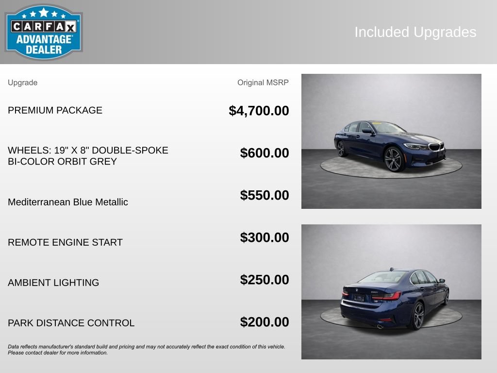 Used 2020 BMW 330i xDrive Sedan w/ Premium Package AWD/4WD image 5
