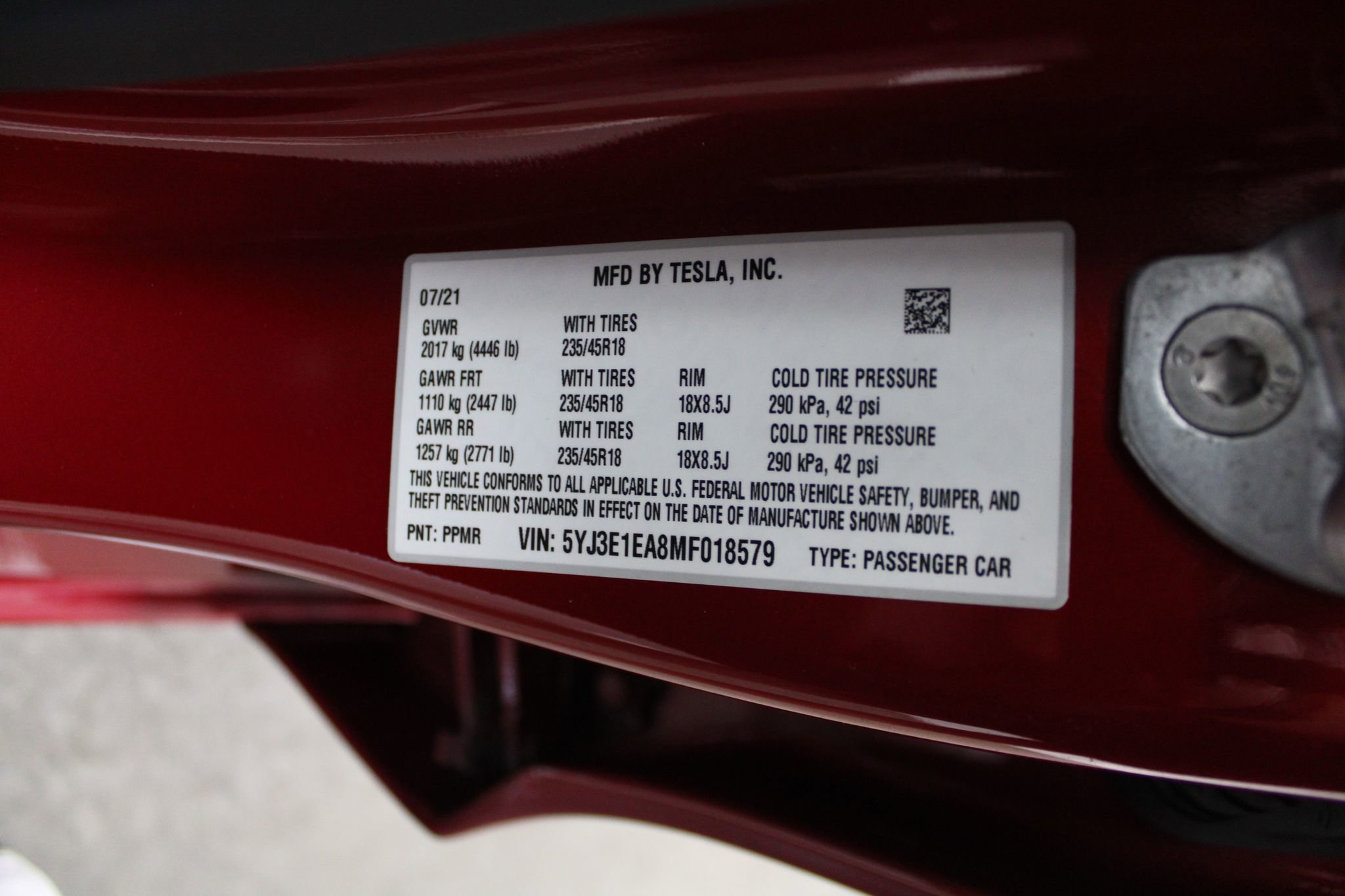 Used 2021 Tesla Model 3 Standard Range Plus image 35