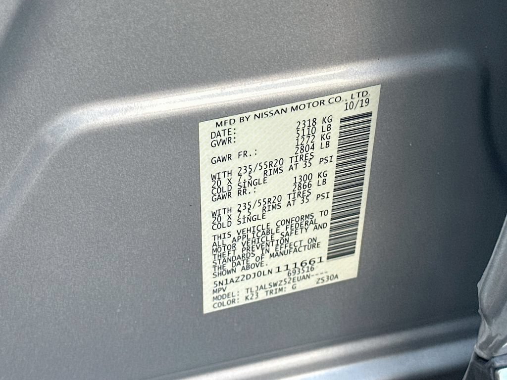 Used 2020 Nissan Murano Platinum FWD image 33
