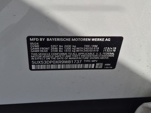 Certified 2024 BMW X3 xDrive30i w/ Convenience Package AWD/4WD image 15