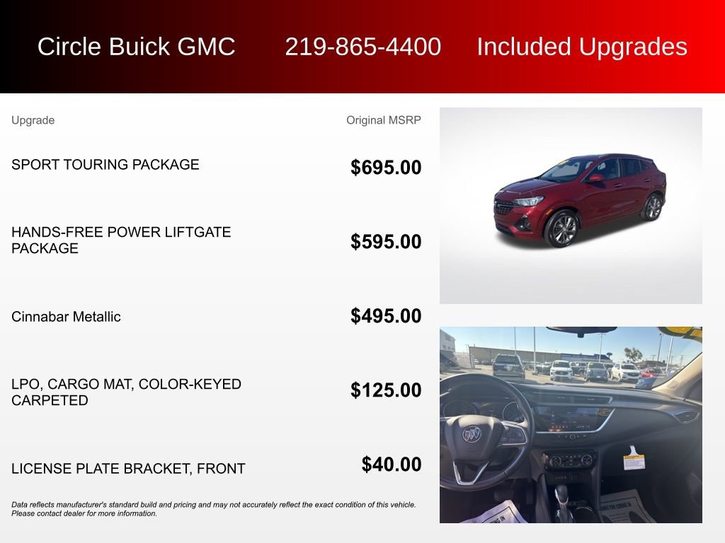 Used 2023 Buick Encore GX Select w/ Sport Touring Package image 3