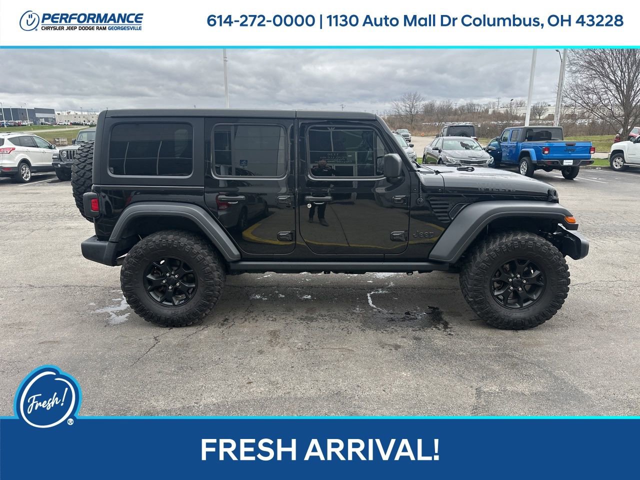 Used 2020 Jeep Wrangler Unlimited Willys image 3