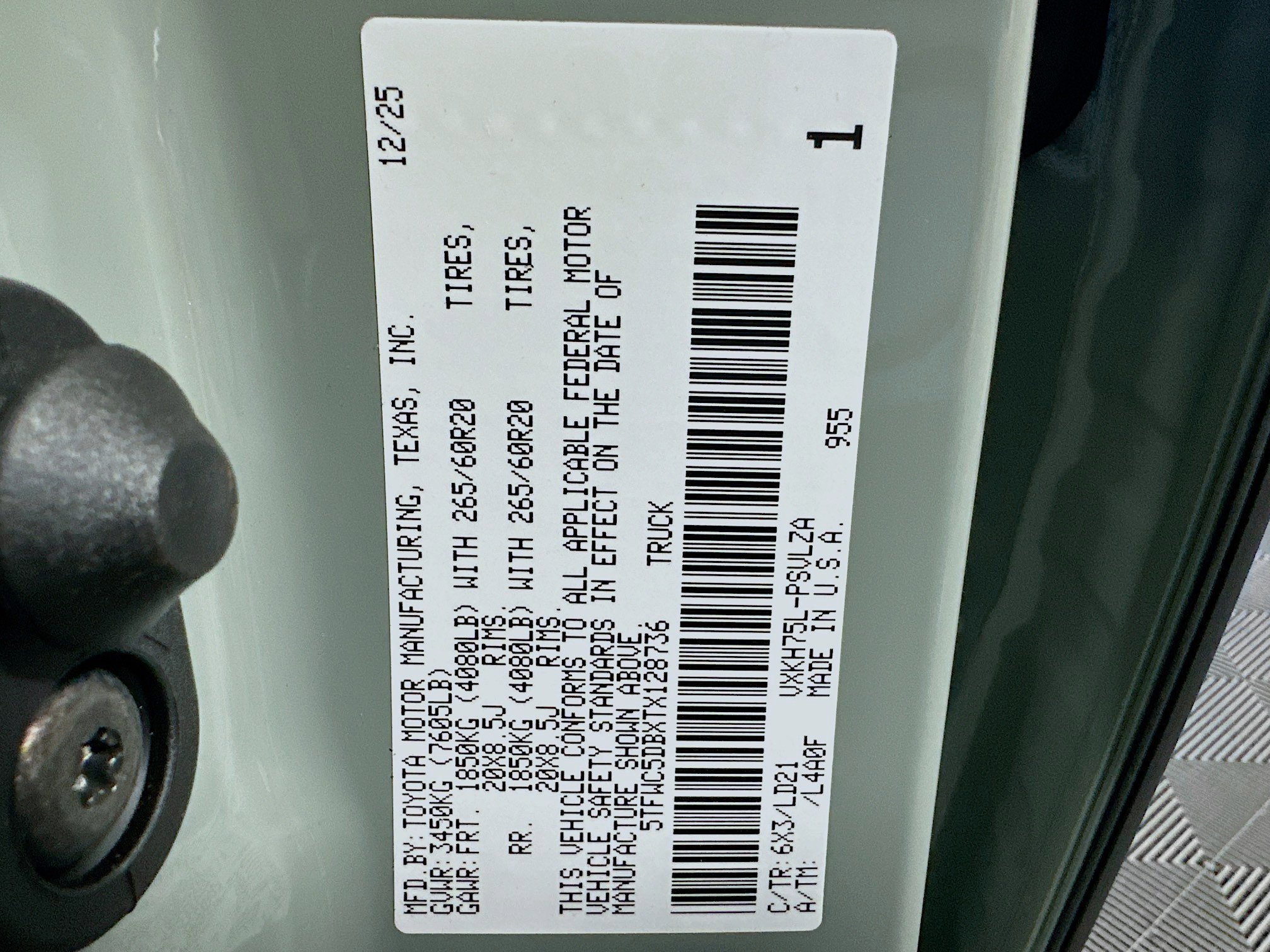 New 2026 Toyota Tundra Limited image 12