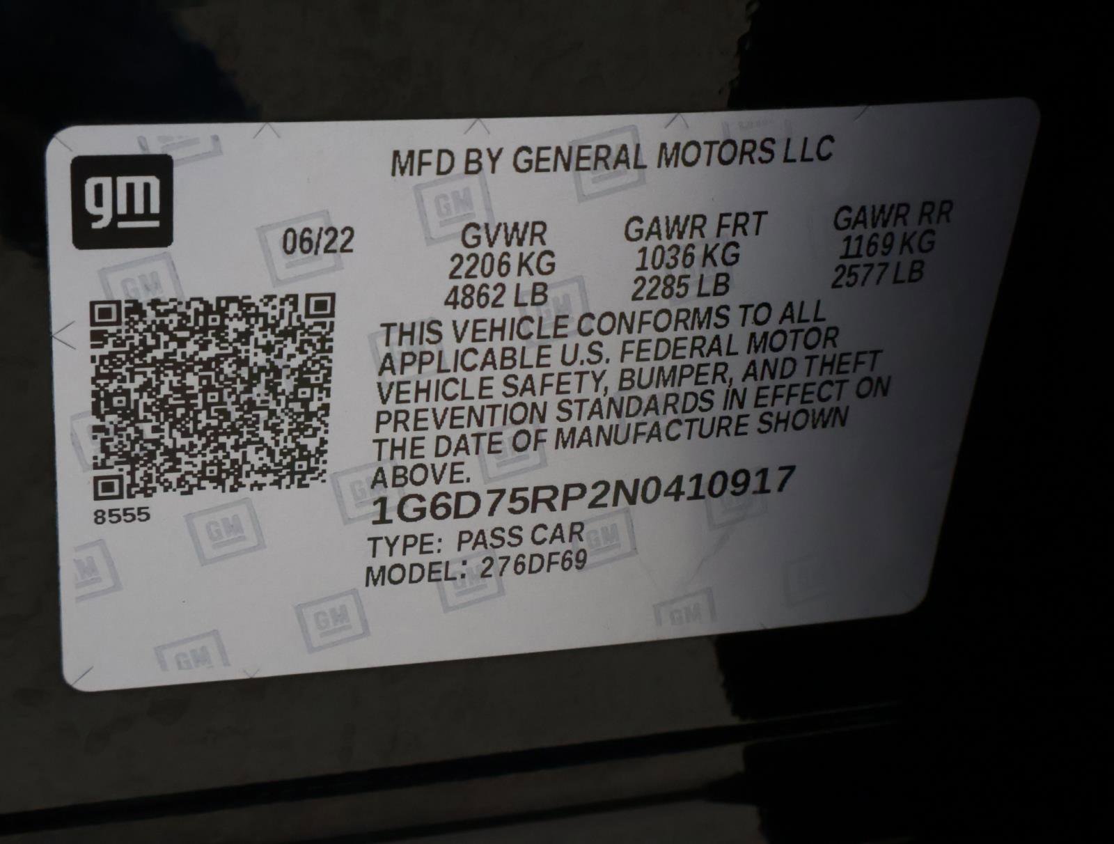 Certified 2022 Cadillac CT4 V Blackwing w/ Driver Assist Package image 26