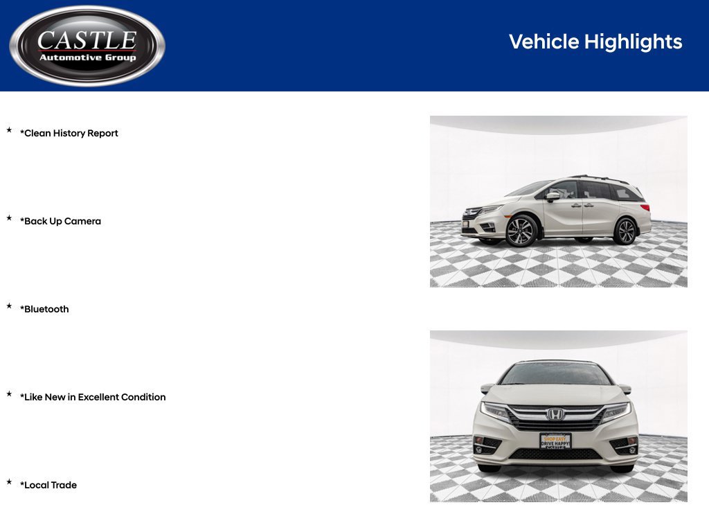 Used 2019 Honda Odyssey Elite image 3