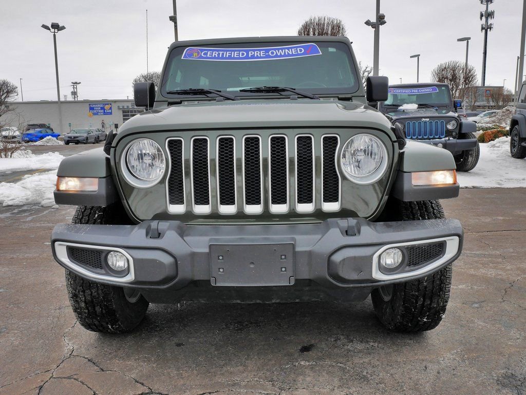 Used 2021 Jeep Wrangler Unlimited Sahara w/ Uconnect 4C Nav & Sound Group image 3