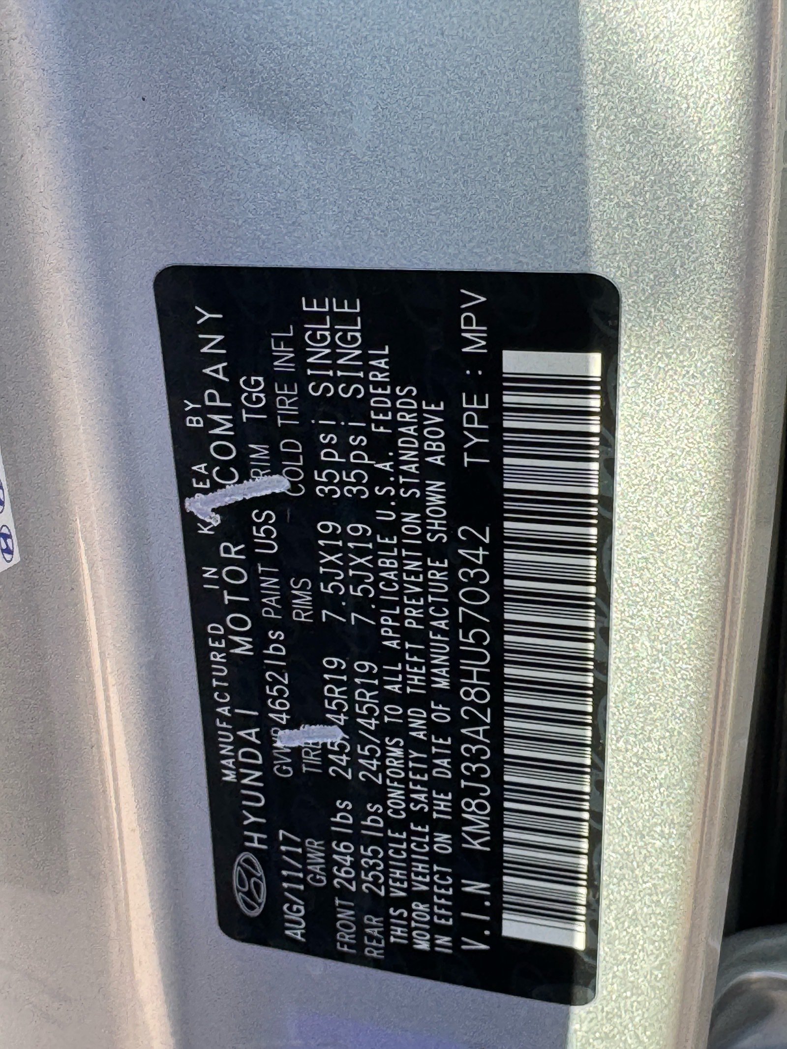 Used 2017 Hyundai Tucson Value FWD image 29