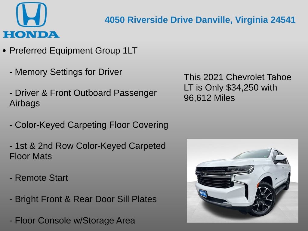 Used 2021 Chevrolet Tahoe LT image 7