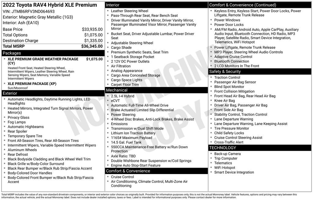 Used 2022 Toyota RAV4 XLE Premium image 40