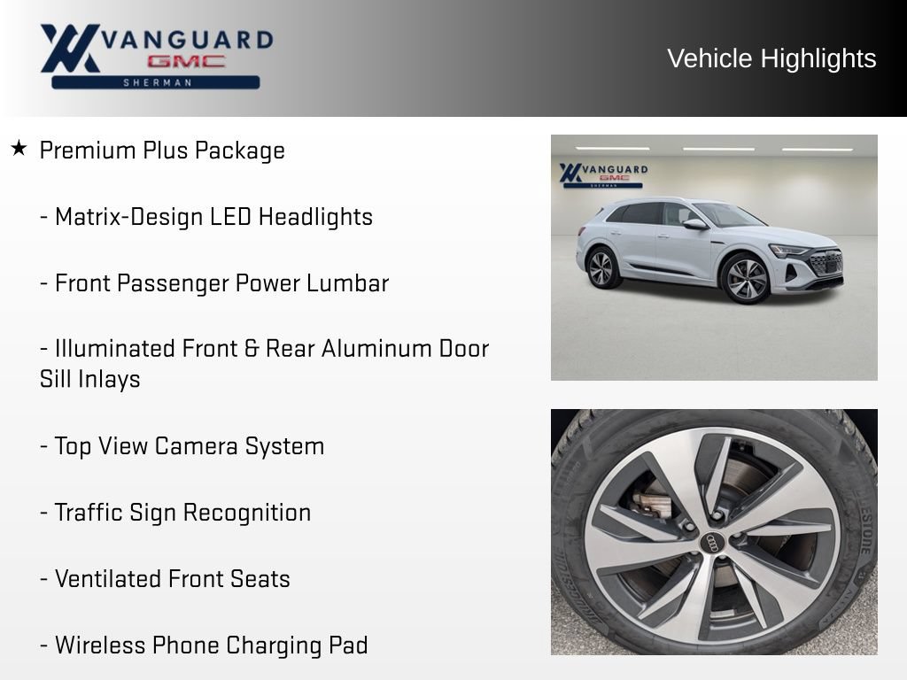 Used 2024 Audi Q8 e-tron Premium Plus w/ Premium Plus Package AWD/4WD image 11