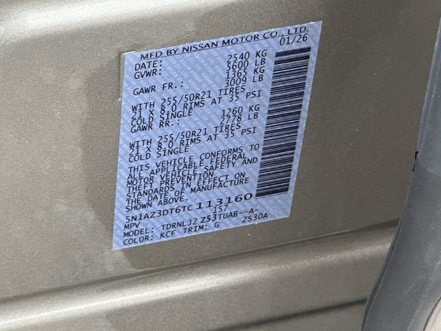 New 2026 Nissan Murano Platinum image 27