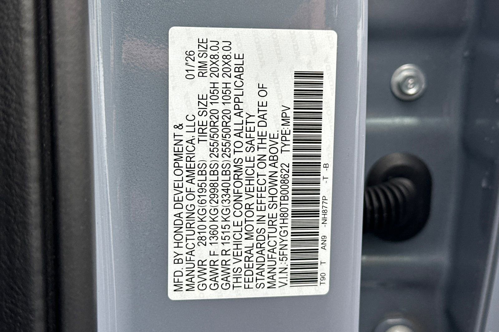 New 2026 Honda Pilot Elite image 37