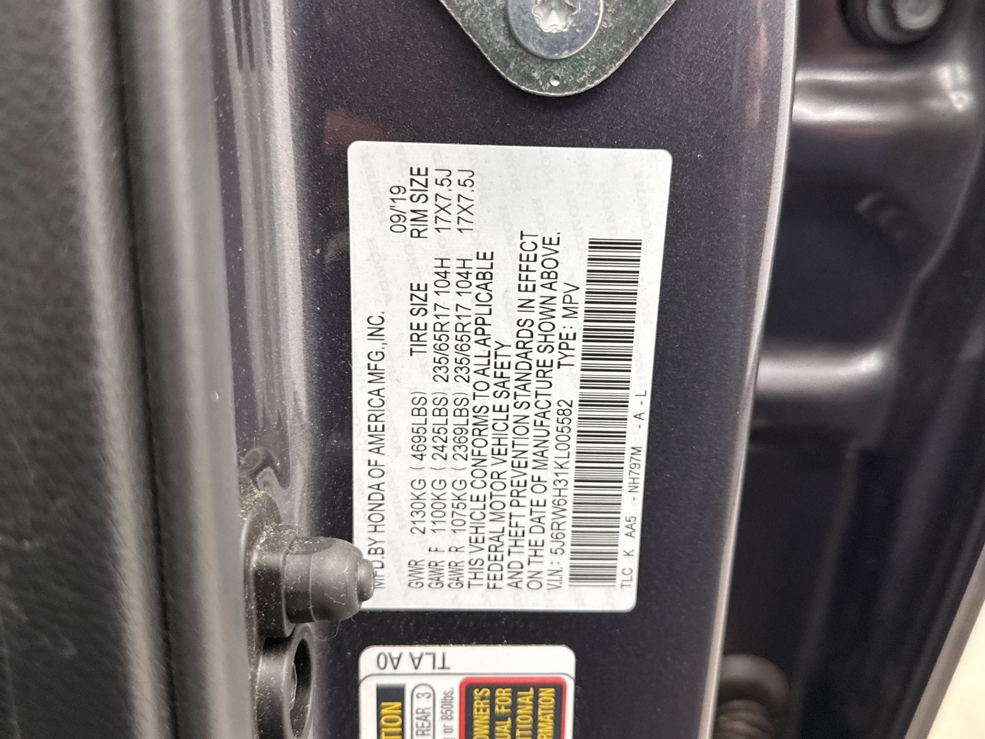 Used 2019 Honda CR-V LX image 12