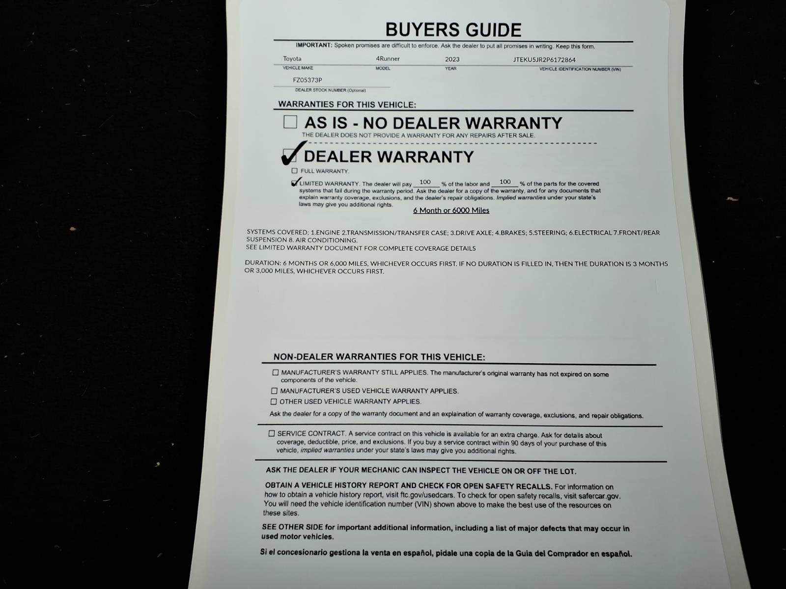 Used 2023 Toyota 4Runner Limited AWD/4WD image 37