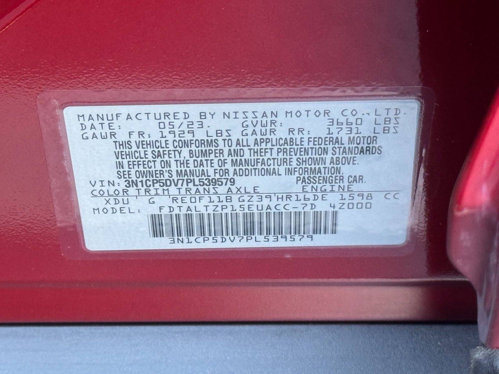 Used 2023 Nissan Kicks SR w/ SR Premium Package FWD image 41