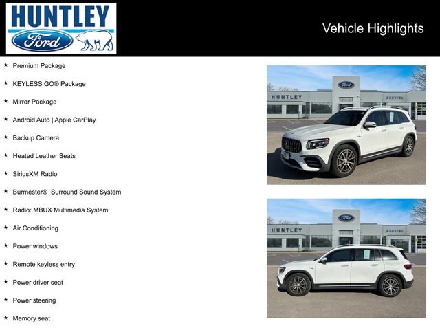 Used 2023 Mercedes-Benz GLB 35 AMG 4MATIC w/ Premium Package image 2