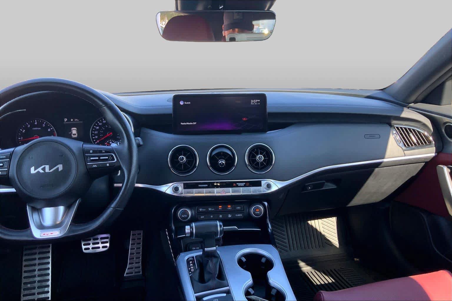 Used 2022 Kia Stinger GT1 w/ Red Interior Color Package RWD image 7