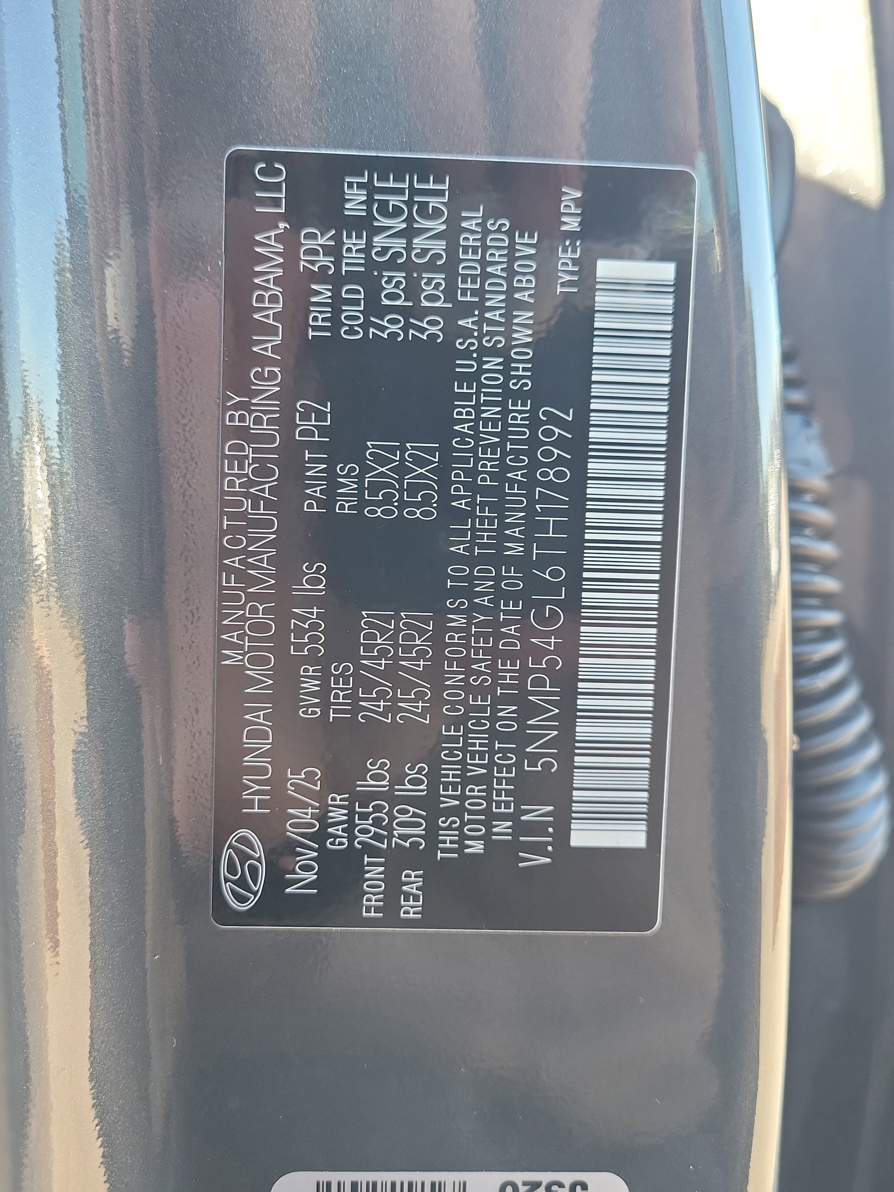 New 2026 Hyundai Santa Fe Calligraphy image 23