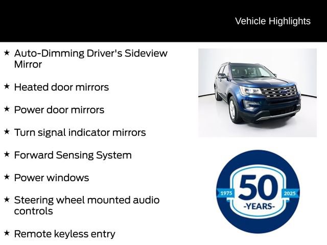 Used 2017 Ford Explorer XLT w/ Equipment Group 202A AWD/4WD image 21