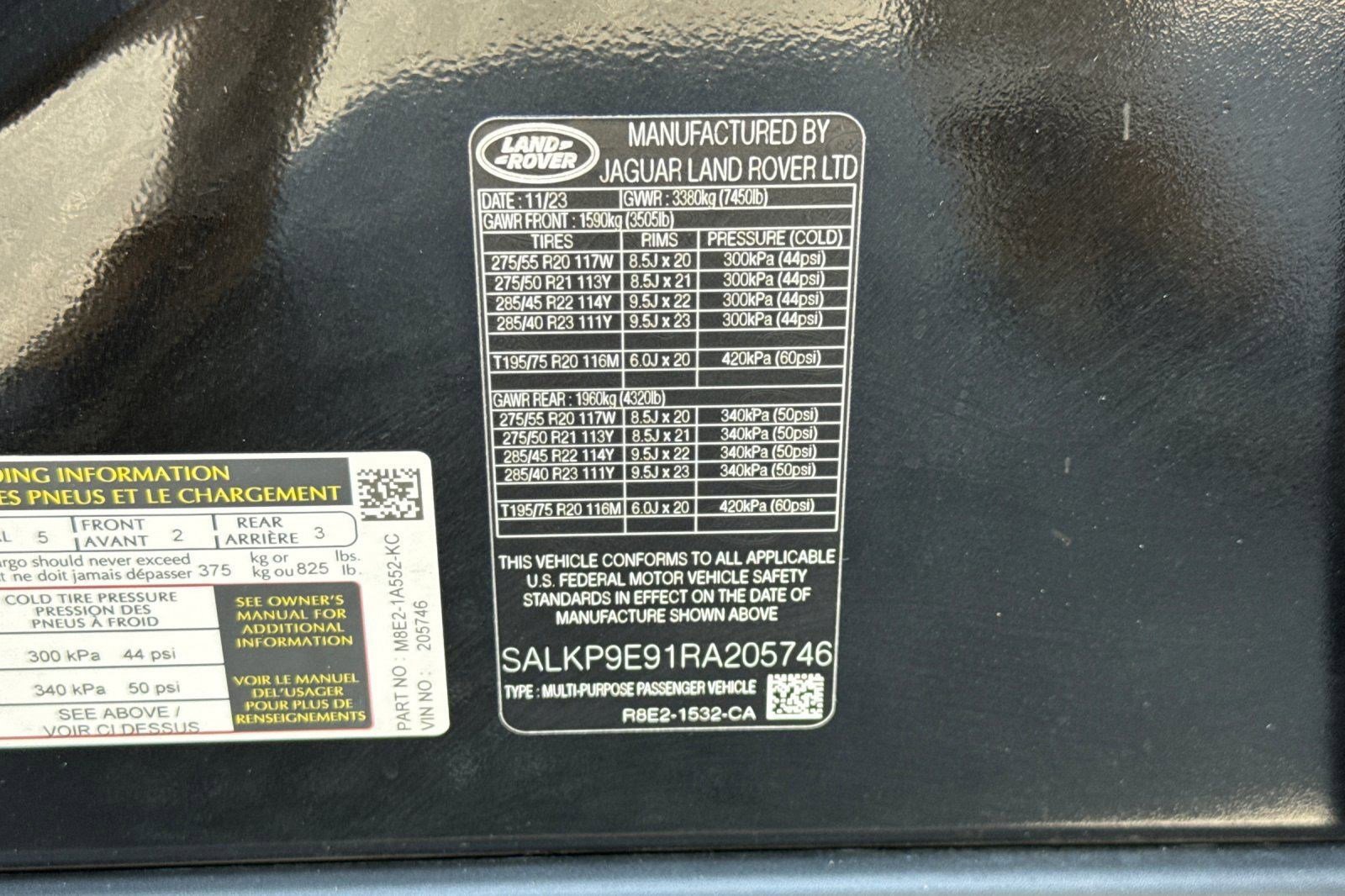 Used 2024 Land Rover Range Rover SE AWD/4WD image 21