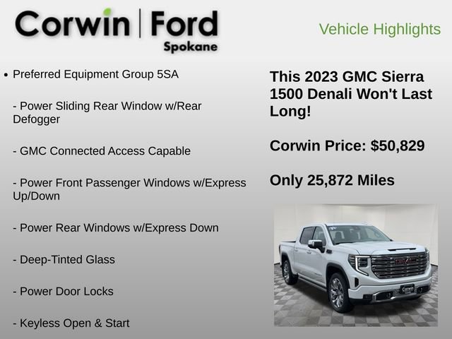 Used 2023 GMC Sierra 1500 Denali w/ Denali Reserve Package image 6