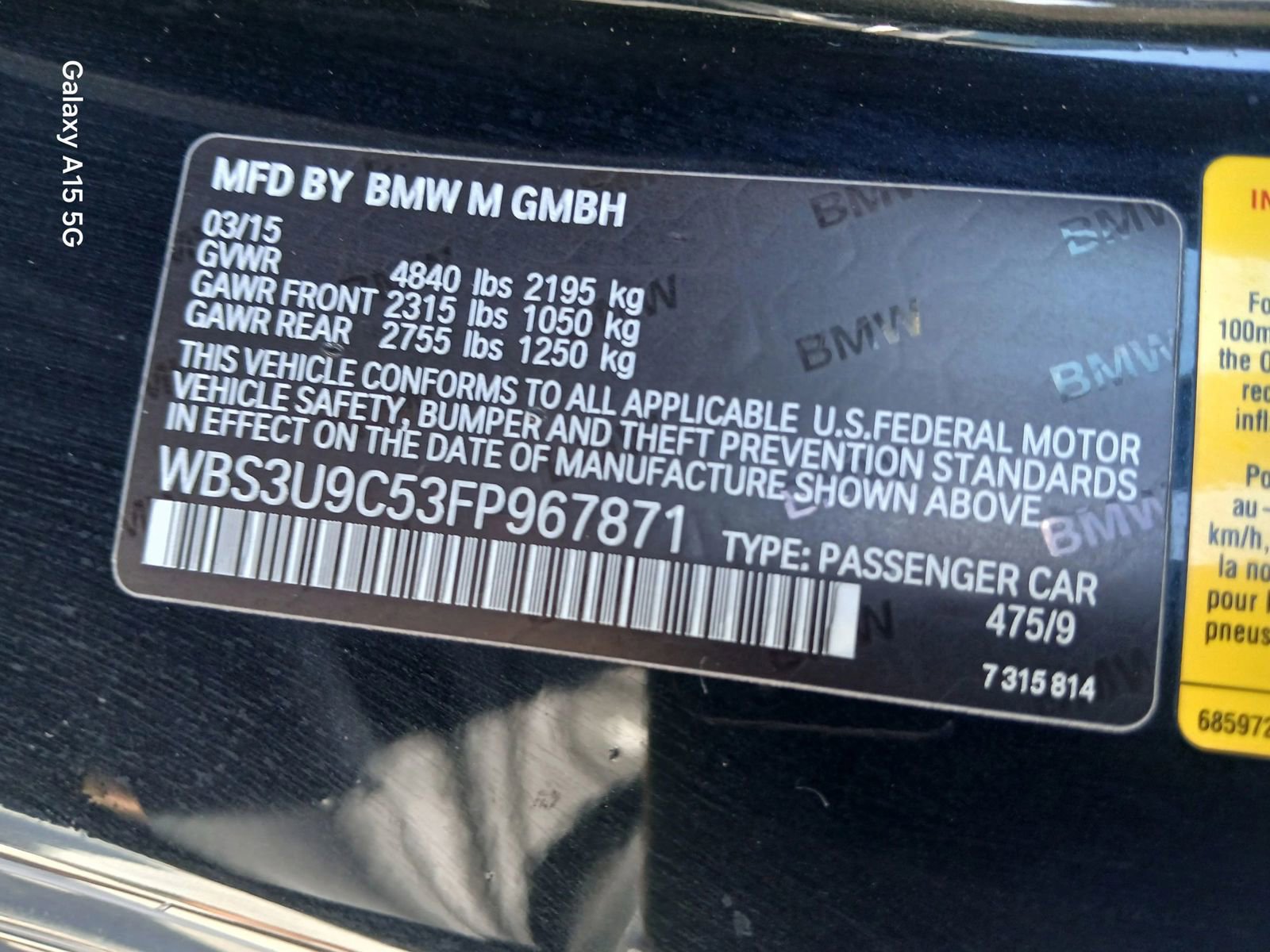 Used 2015 BMW M4 Convertible RWD image 10