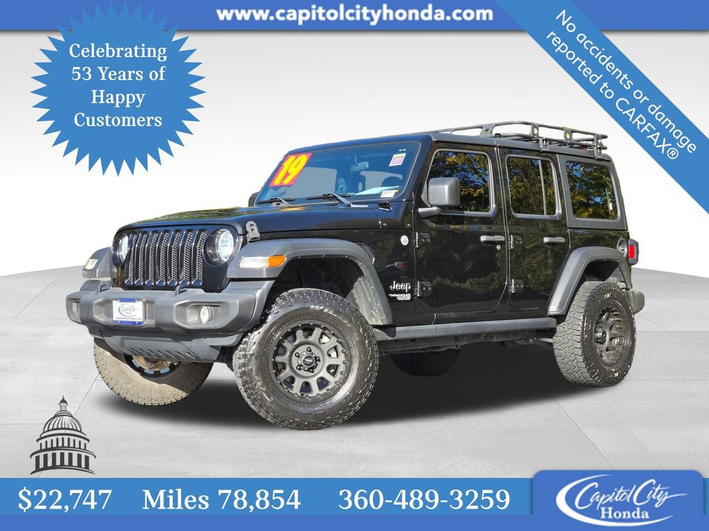 Used 2019 Jeep Wrangler Unlimited Sport S