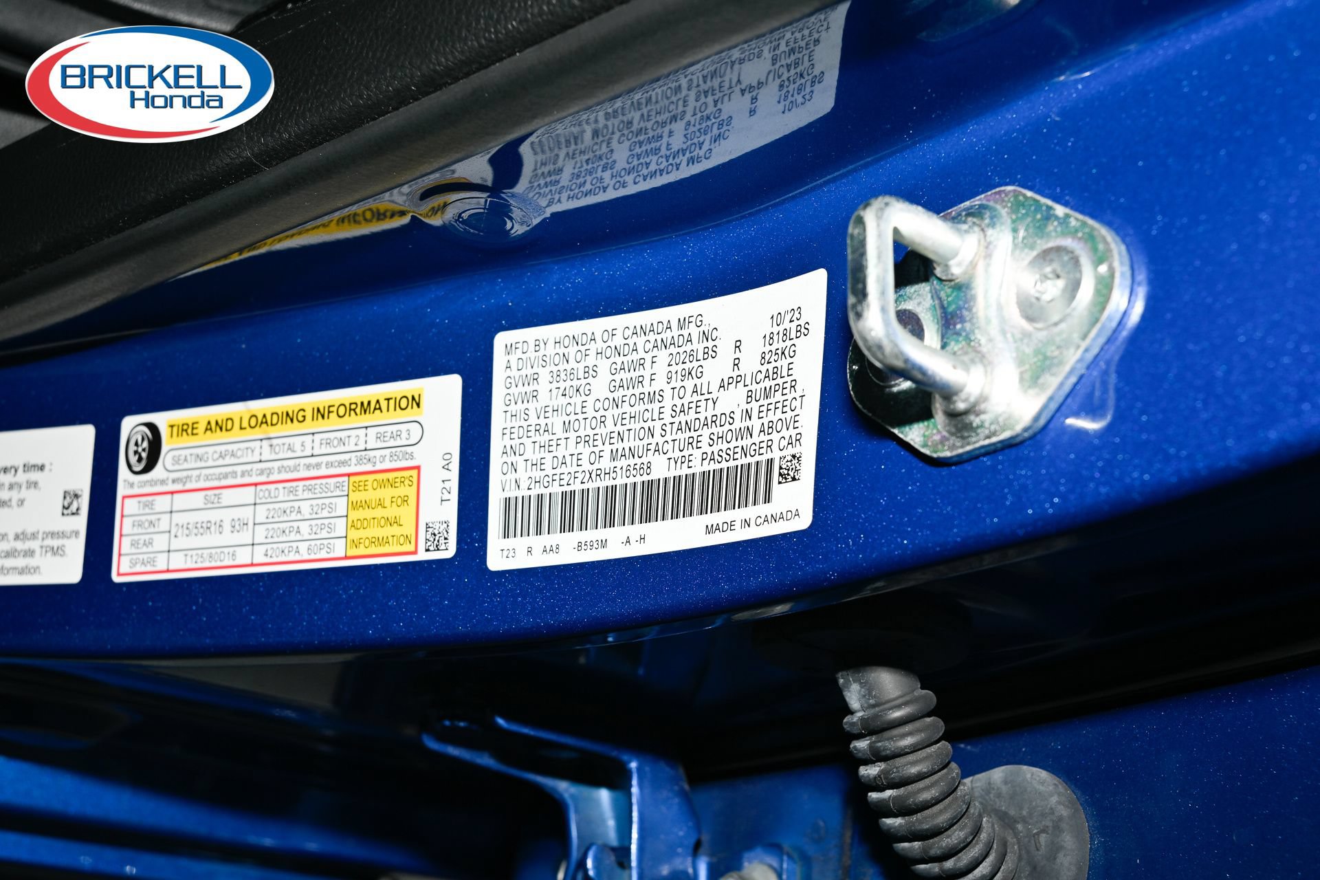 Certified 2024 Honda Civic LX image 35