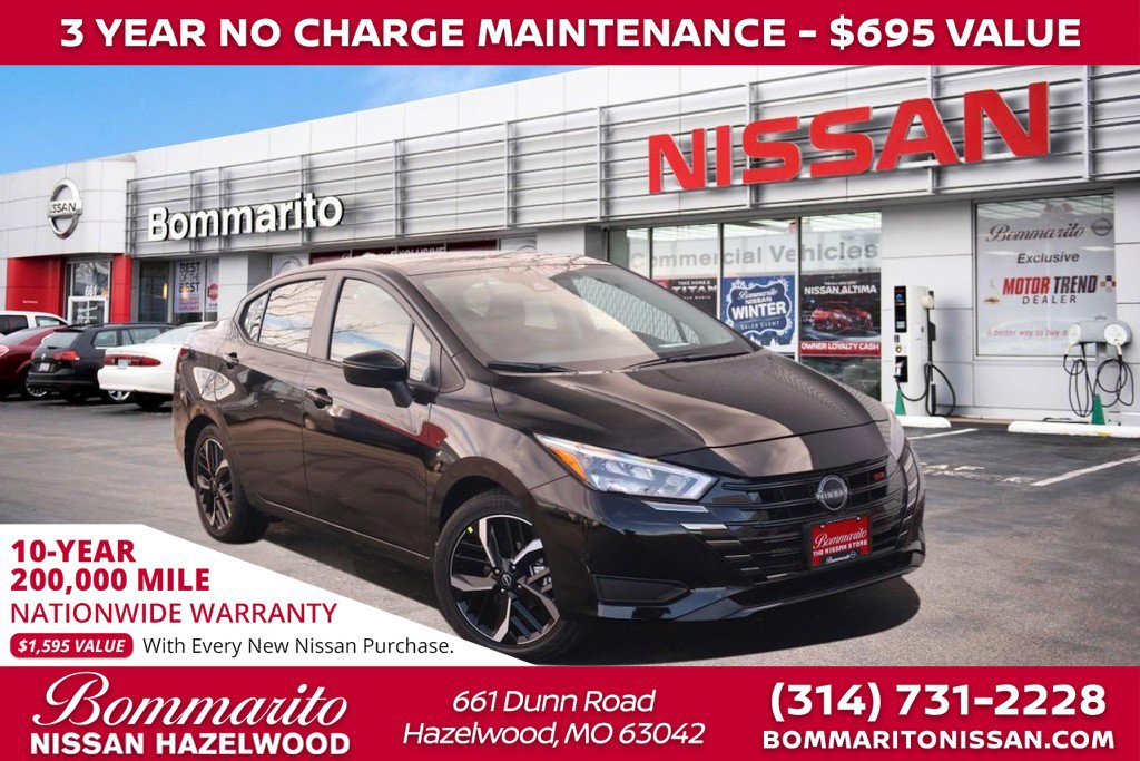 New 2025 Nissan Versa SR w/ Trunk Package image 1