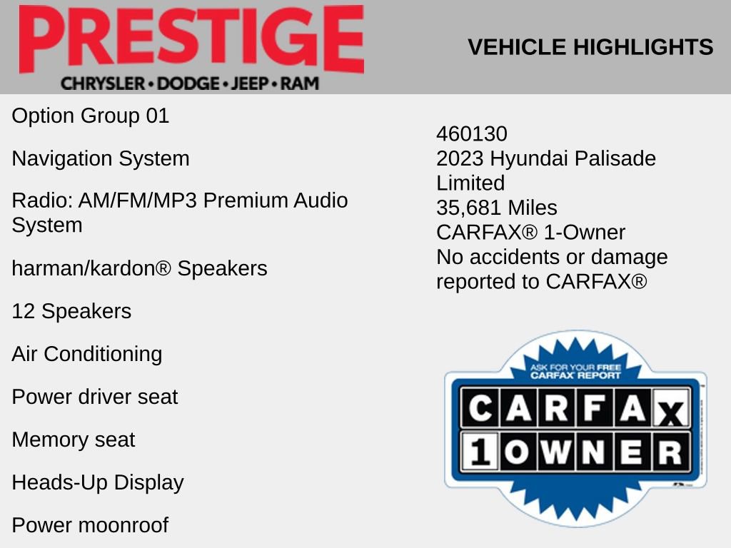 Used 2023 Hyundai Palisade Limited image 2