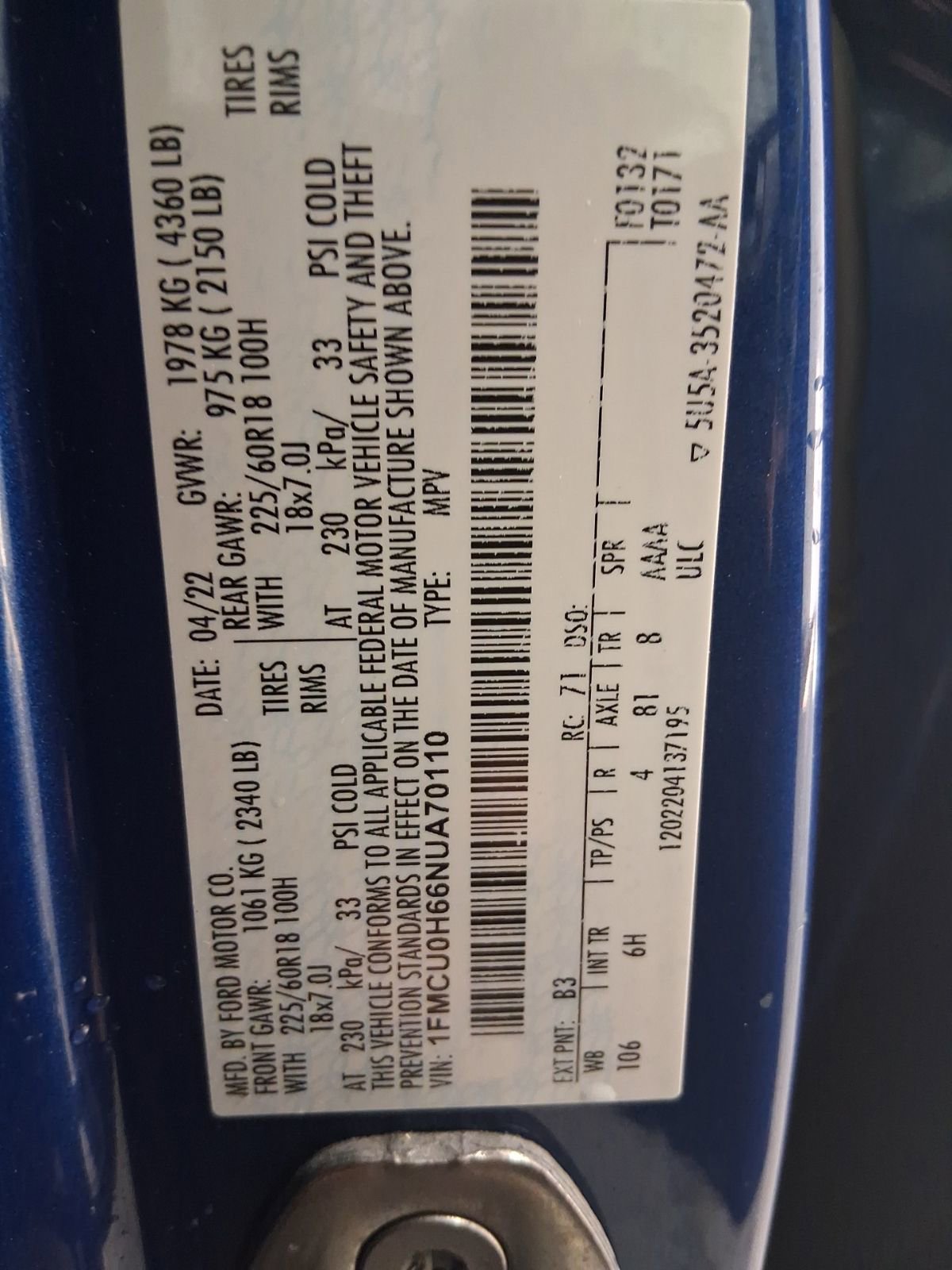 Used 2022 Ford Escape SEL image 30