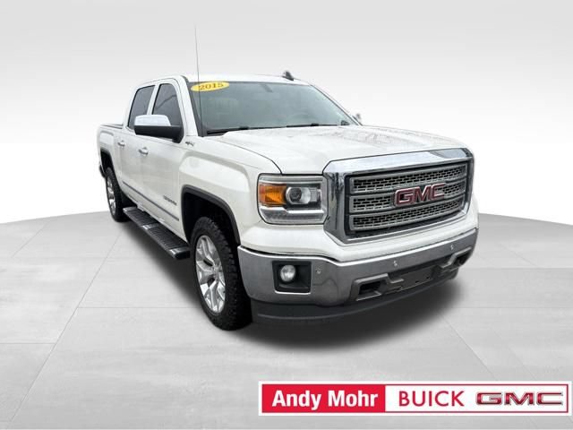 Used 2015 GMC Sierra 1500 SLT w/ SLT Crew Cab Value Package AWD/4WD image 3