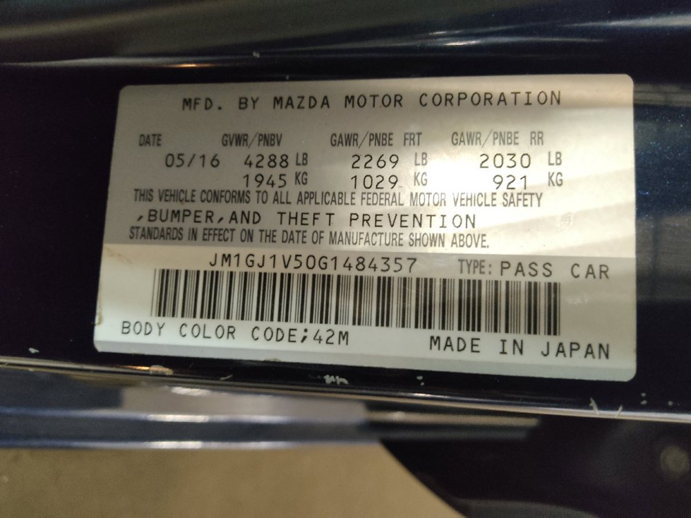 Used 2016 MAZDA MAZDA6 Touring FWD image 33
