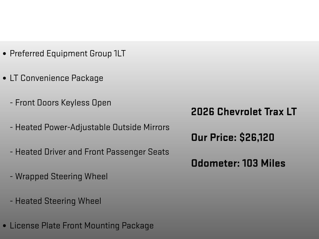 Used 2026 Chevrolet Trax LT w/ Driver Confidence Package image 6