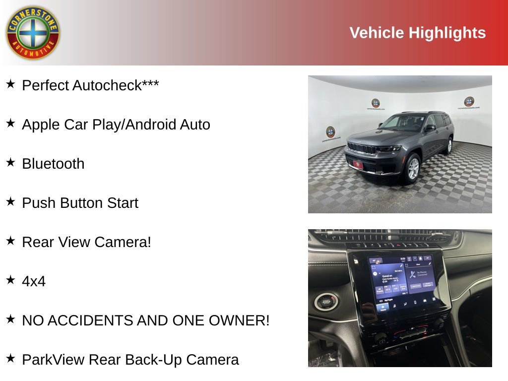 Used 2023 Jeep Grand Cherokee L Laredo AWD/4WD image 2