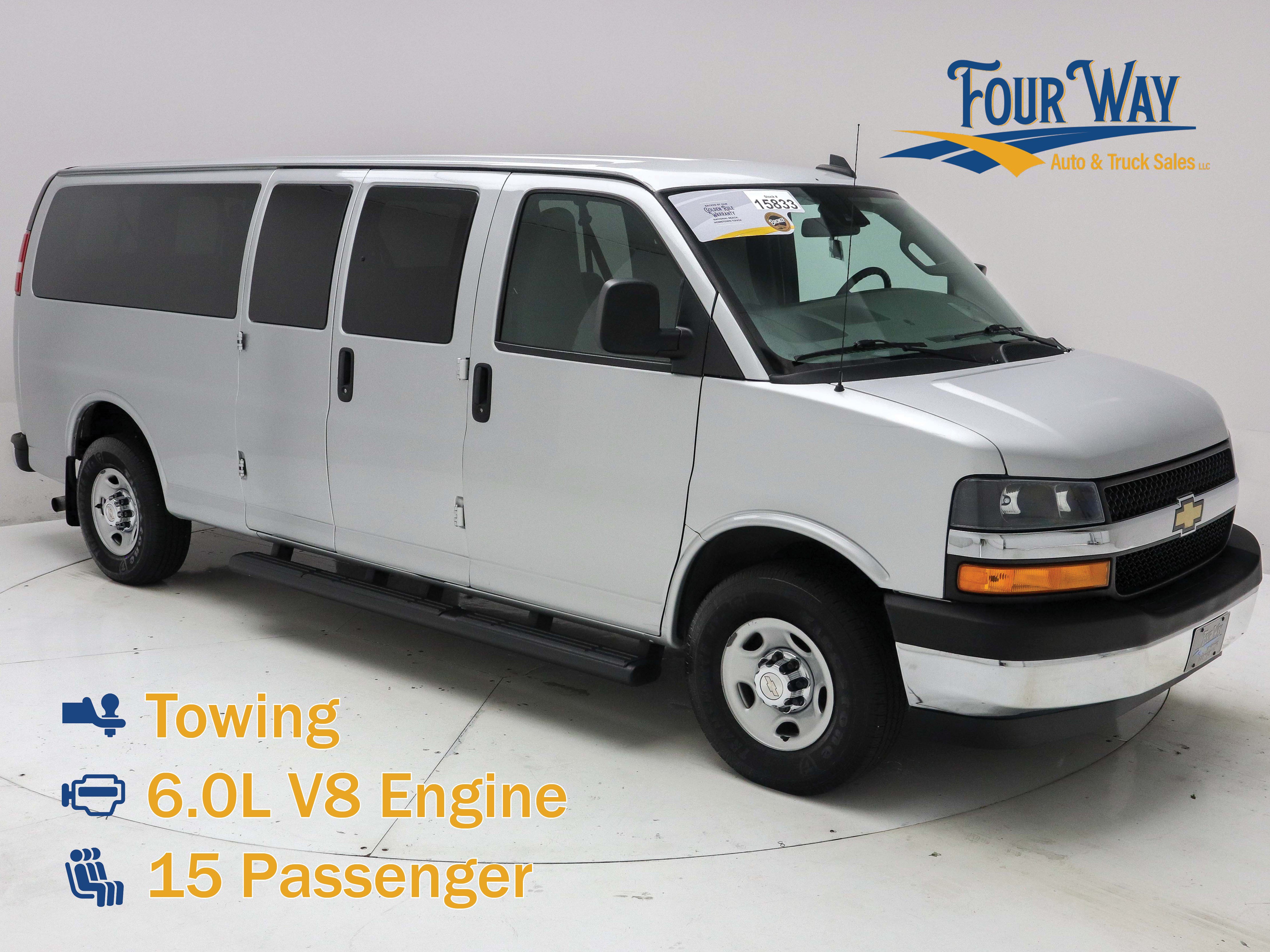 Used 2019 Chevrolet Express 3500 LT w/ LT Preferred Equipment Group RWD image 1
