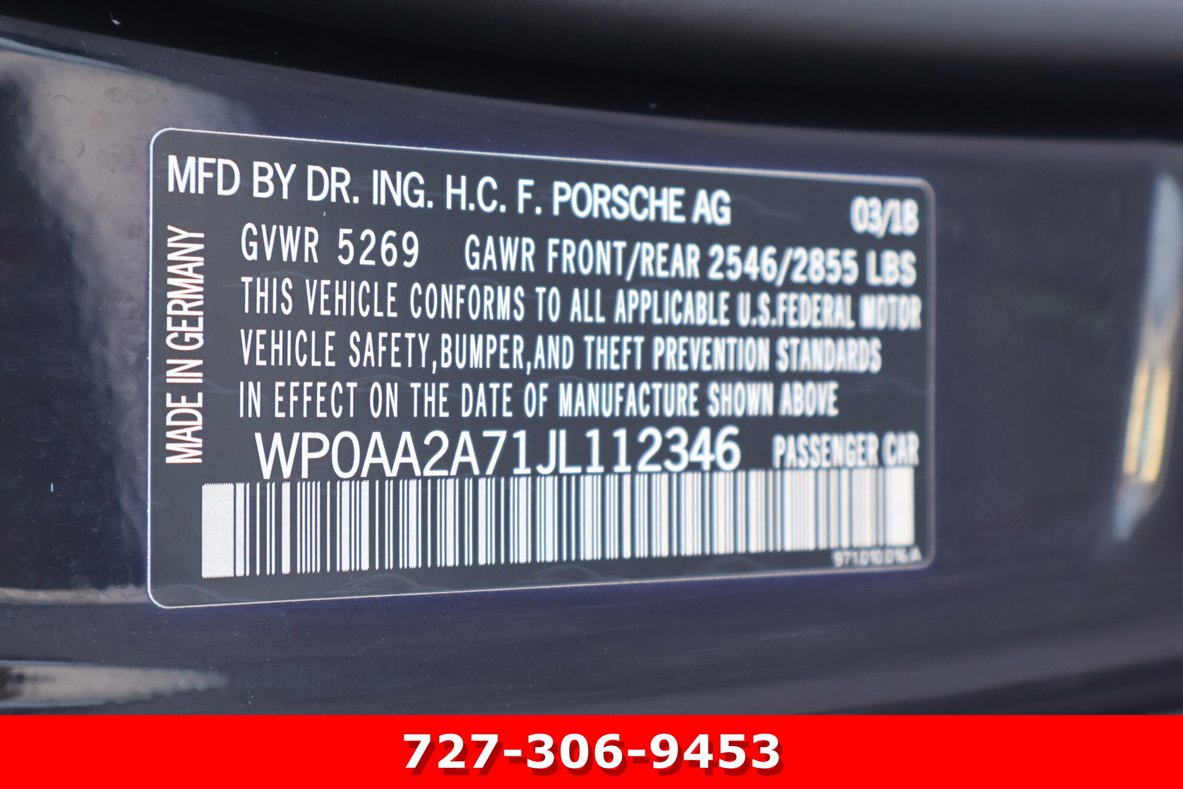 Used 2018 Porsche Panamera 4 AWD/4WD image 30