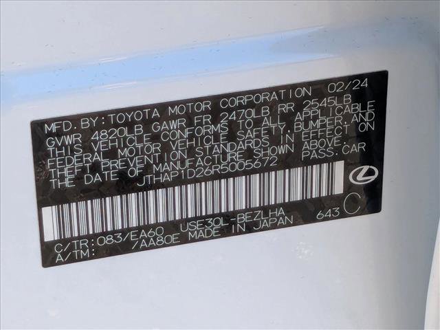 Used 2024 Lexus IS 500 w/ Accessory Package 2 image 29