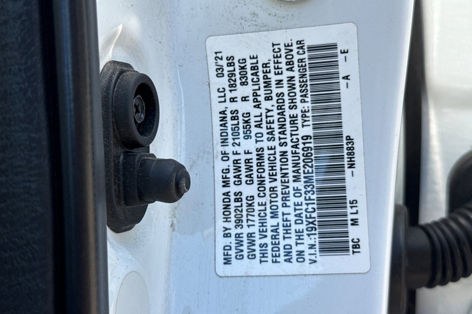 Used 2021 Honda Civic EX image 35