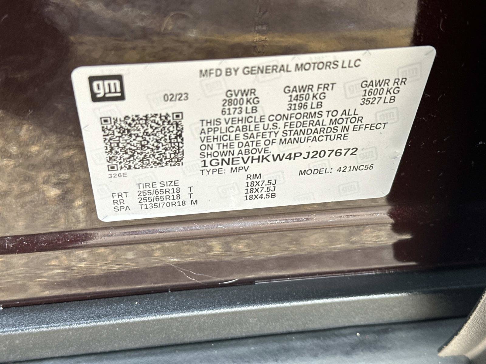 Certified 2023 Chevrolet Traverse LT AWD/4WD image 18