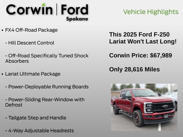 Used 2025 Ford F250 Lariat w/ Lariat Ultimate Package AWD/4WD image 13