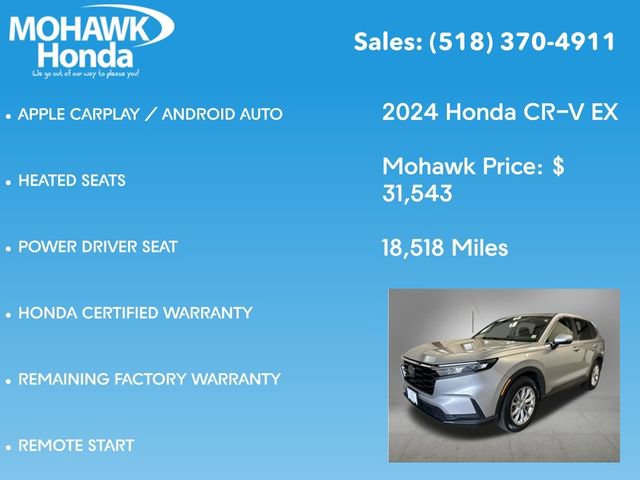 Certified 2024 Honda CR-V EX image 16