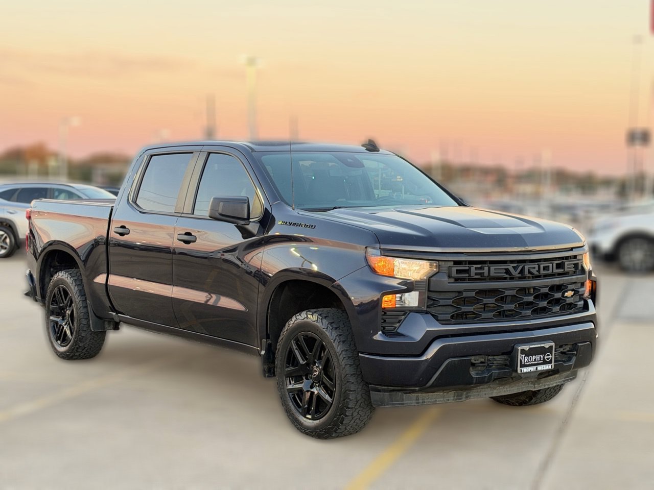 Used 2023 Chevrolet Silverado 1500 Custom w/ LPO, Dark Essentials Package RWD image 4
