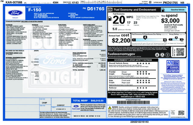 Used 2023 Ford F150 XL w/ STX Appearance Package AWD/4WD image 27