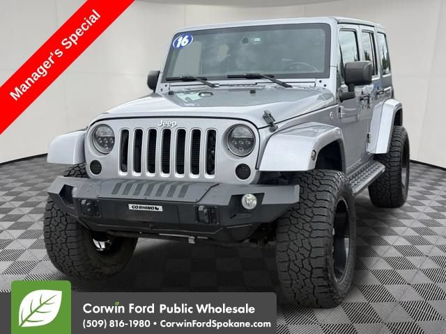 Used 2016 Jeep Wrangler Unlimited Sahara w/ Connectivity Group AWD/4WD 360° Tour