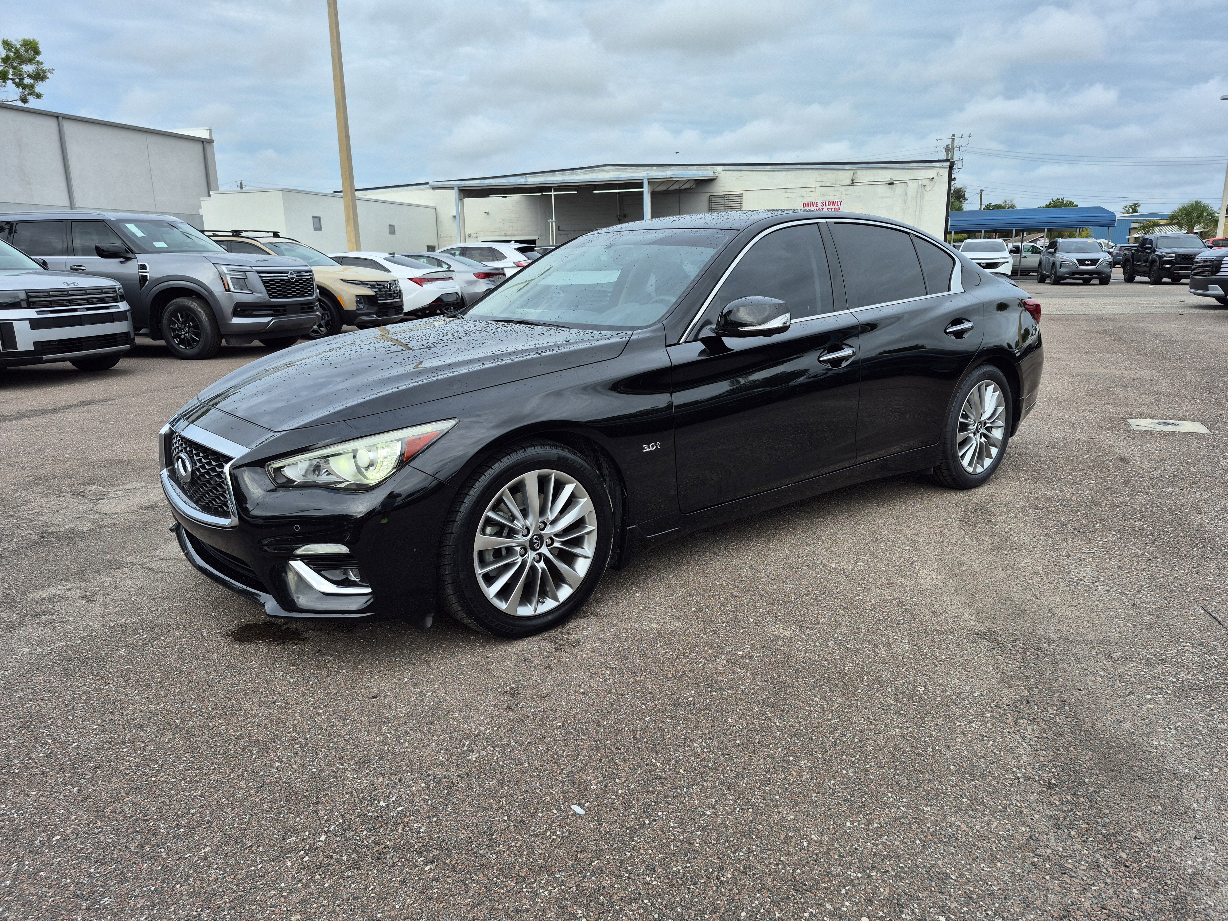 Used 2018 INFINITI Q50 Luxe w/ Essential Package (3.0T Luxe) RWD image 1