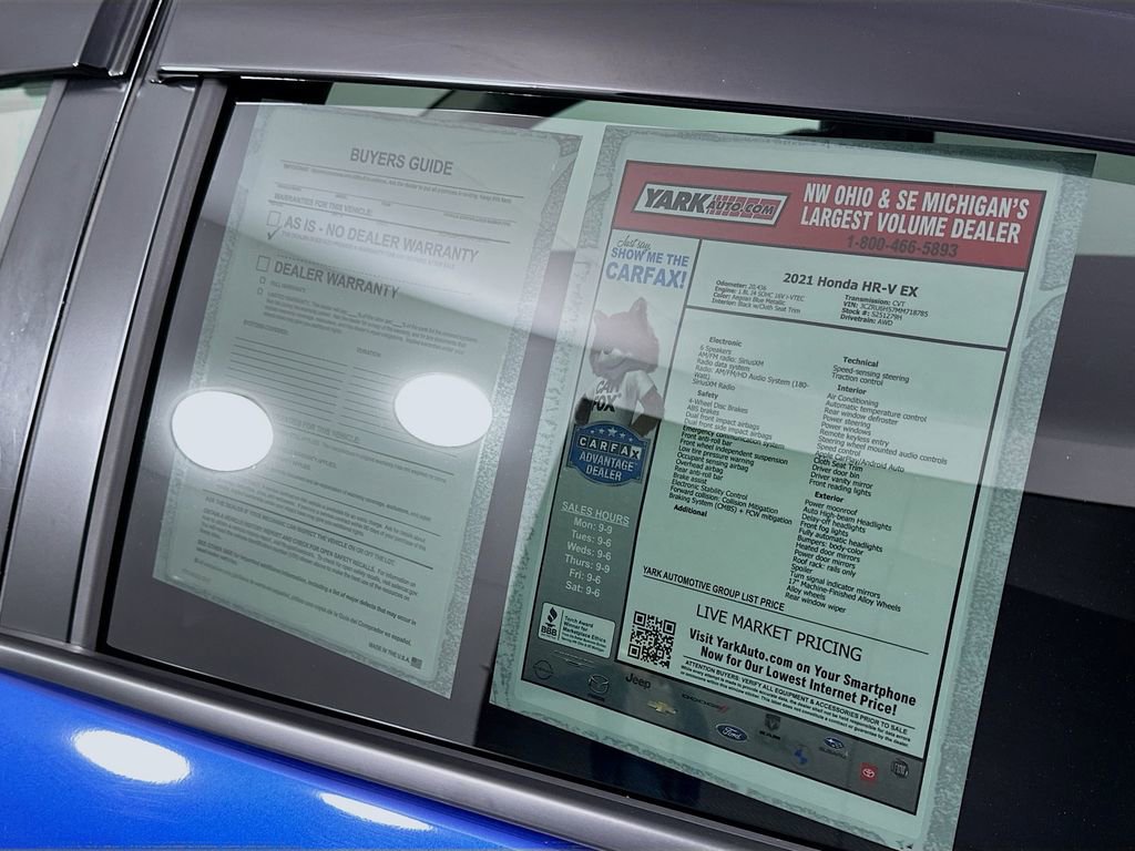Used 2021 Honda HR-V EX image 13