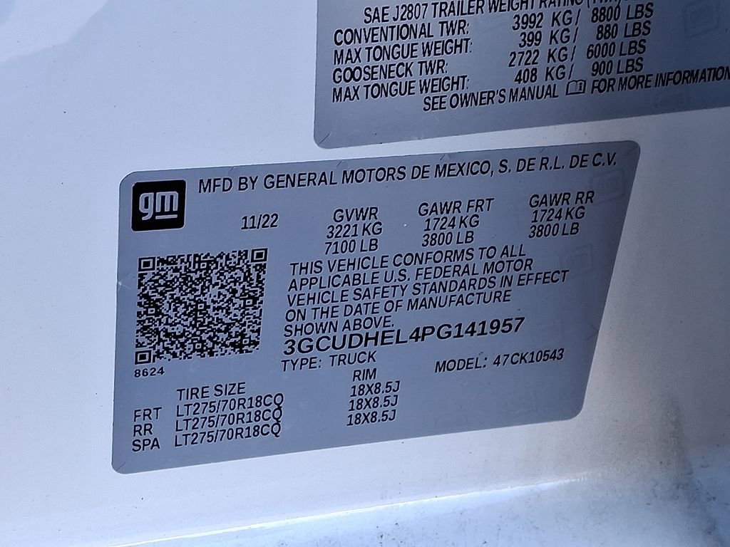 Used 2023 Chevrolet Silverado 1500 ZR2 w/ Technology Package image 28